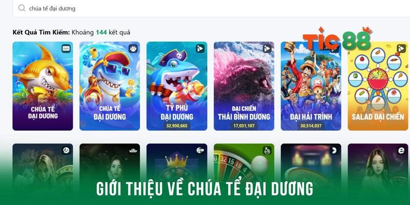 Khám phá game Chúa tể đại dương siêu đặc sắc tại Tic88 2 Giới thiệu sơ qua về trò chơi chúa tể đại dương hot nhất Tic88